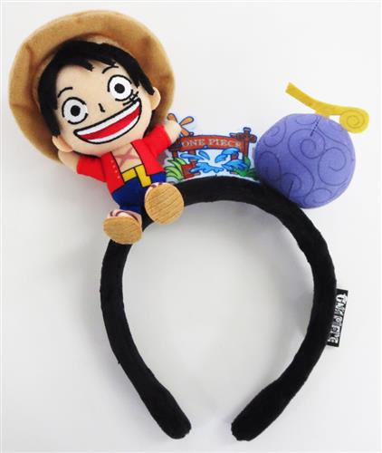 ONE PIECE カチューシャ モンキー・D・ルフィ&ゴムゴムの実 【ユニバーサル・スタジオ・ジャパン限定】