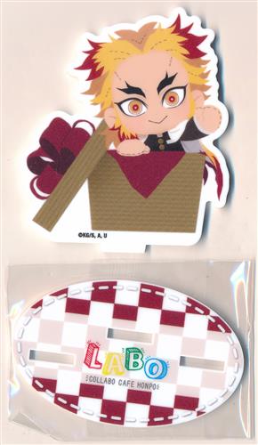 鬼滅の刃×COLLABO CAFE HONPO LABO ミニキャラアクリルスタンド 煉獄杏寿郎