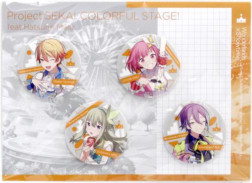 【未開封】プロジェクトセカイ カラフルステージ! 缶バッジセット+SONOCA ワンダーランズ×ショウタイム