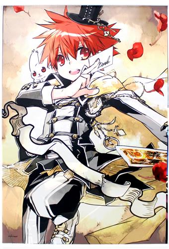 くじ引き堂 D・N・ANGEL 25th Anniversary オンラインくじ A-1賞 変装ON/OFFタペストリー 丹羽大助&ダーク・マウジー