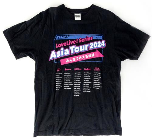 ラブライブ! シリーズ LoveLive! Series Asia Tour2024 ～みんなで叶える物語～ Tシャツ (フリーサイズ)