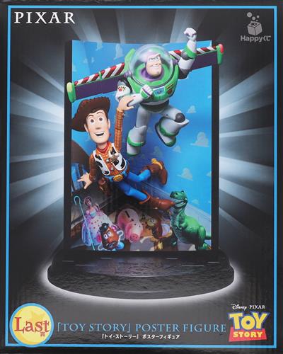 【未開封】Happyくじ /PIXAR 2025 Last賞 『トイ・ストーリー』 ポスターフィギュア