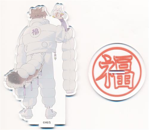 狼への嫁入り～異種婚姻譚～ collaboration Cafe in SMILE BASE CAFE アクリルスタンド 玄依練