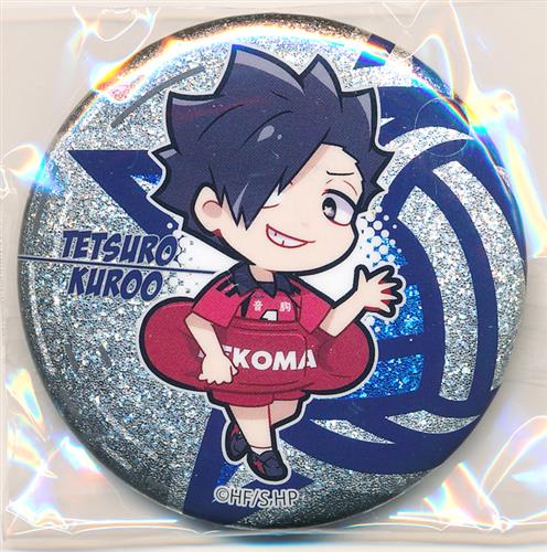 ハイキュー!! キャラばんちょうこうグリッター缶バッジ 月島蛍