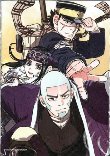 ゴールデンカムイ ゴールデンカムイ展 デザインアートボード 第300話 杉元佐一&アシリパ&白石由竹