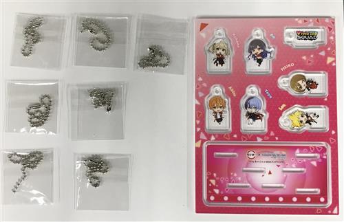 プロジェクトセカイ カラフルステージ! feat. 初音ミク×スシロー コラボ限定 ユニットチャームセット Vivid BAD SQUAD