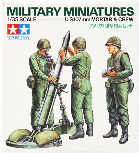 ミリタリーミニチュアシリーズ アメリカ迫撃砲兵セット [タミヤ]