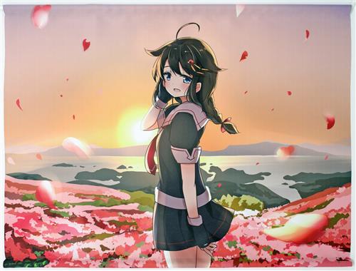 艦隊これくしょん 艦これ B2タペストリー 時雨 空向 雨洩り宿 男性向同人 同人グッズ タペストリー 一般 アニメグッズ ゲーム 同人誌の中古販売 買取 らしんばんオンライン