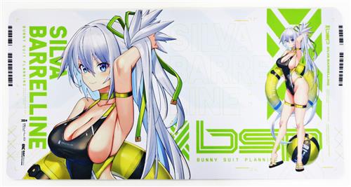 バニースーツプランニング ラバーデスクマット シルヴァ・バレルライン スイムスーツVer.