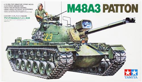 ミリタリーミニチュアシリーズ No.120 ディスプレイモデル アメリカ M48A3 パットン戦車 [タミヤ]