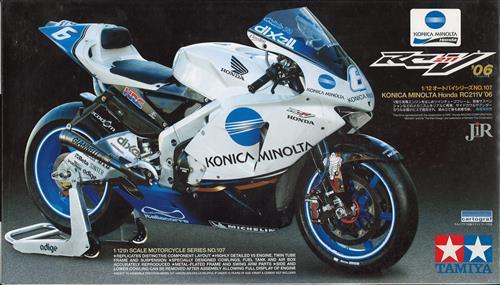タミヤ オートバイシリーズ No.107 1/12 コニカミノルタ ホンダ RC211V`06 [タミヤ]