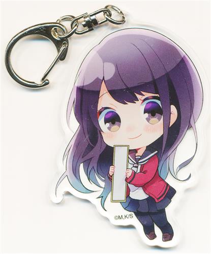 川柳少女 アクリルキーホルダー 01 ミニキャラ 雪白七々子