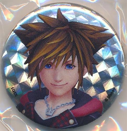 キングダム ハーツIII×SQUARE ENIX CAFE ホログラムカンバッジコレクション(缶バッジ) ソラ A