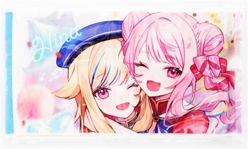 HIMEHINA FAN MEETING Vol.1 バブリン総会 マフラータオル 田中ヒメ&鈴木ヒナ 【チケット特典】