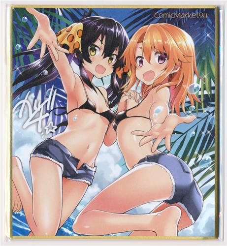 THE IDOLM＠STER シンデレラガールズ ミニ色紙 的場梨沙&結城晴 [カヅチ][Sweet Avenue]