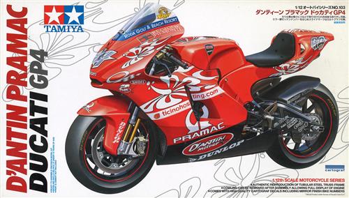 タミヤ オートバイシリーズ No.103 1/12 ダンティーン プラマック ドゥカティGP4 [タミヤ]