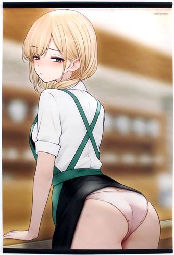 SigMa B2シャワータペストリー 無防備すぎる店員さん 【World Gallery Collection by SigMa】