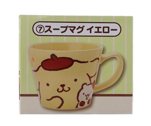 サンリオ当りくじ ポムポムプリン ウィンター当りくじ スープマグ イエロー 7.ポムポムプリン
