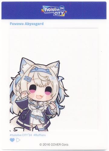 ホロライブ hololive CITY'24 クリアカード フワワ・アビスガード