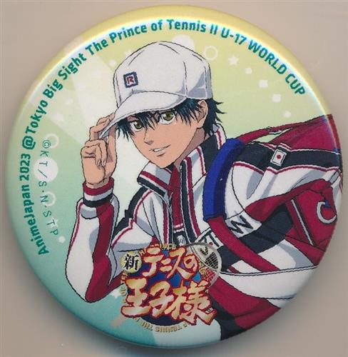 新テニスの王子様 U-17 WORLD CUP AnimeJapan 2023 AJガチャ 缶バッジ Aグループ 越前リョーマ