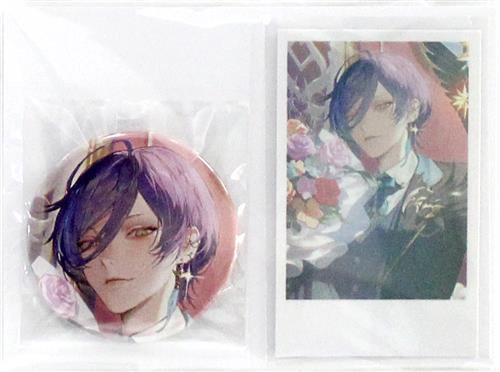 にじさんじ 誕生日グッズ2024 缶バッジ&チェキ風カード 榊ネス