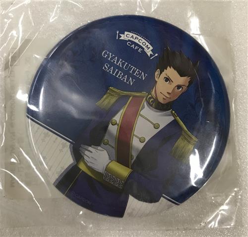 逆転裁判 シリーズ×CAPCOM CAFE 缶バッジ 成歩堂龍一&綾里真宵