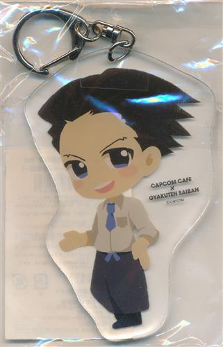 逆転裁判×CAPCOM CAFE デカアクリルキーホルダー 成歩堂龍一