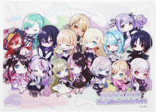 ぶいすぽっ！　クリアファイル5枚セット　誕生日記念 500万人記念 冬のアキバ ぶいすぽっ！ クリアファイル5枚セット 誕生日記念 500万人記念