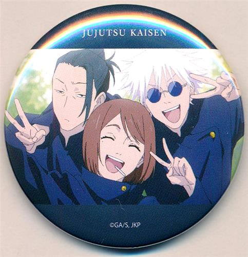 呪術廻戦 TSUTAYA 五条 五条悟 家入硝子 缶バッジ