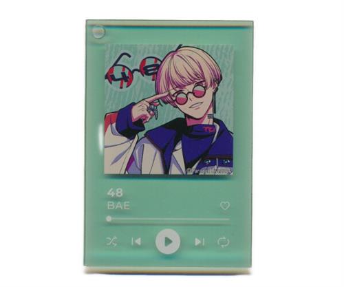 Paradox Live×COLLABO CAFE HONPO BLANC 音楽プレイヤー風アクリルチャーム A 燕夏準(48)