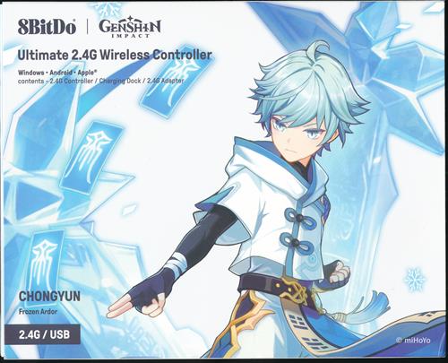 原神 8BitDo Ultimate 2.4G Controller Genshin Impact 重雲 (PC対応)