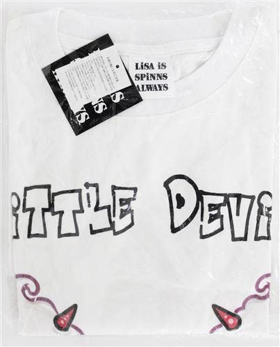 LiSA×SPINNS キャラクタービッグTシャツ VV限定カラー ホワイト