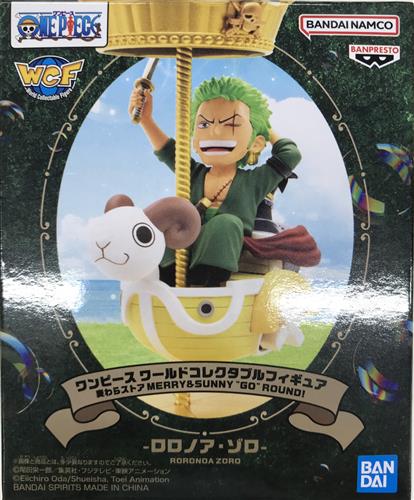 【未開封】ONE PIECE ワールドコレクタブルフィギュア-麦わらストア MERRY&SUNNY "GO" ROUND!- ロロノア・ゾロ [東映アニメーション(東映動画)]