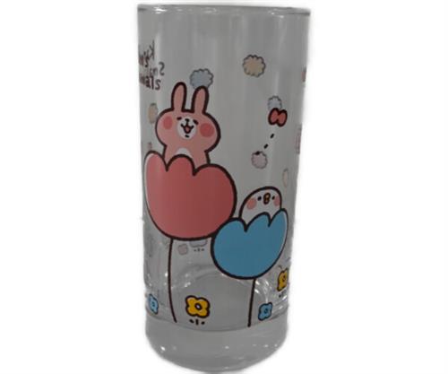 サンリオ当りくじ カナヘイの小動物 ピスケ&うさぎ 5等 タンブラーグラス ピンクのうさぎ&ピスケ