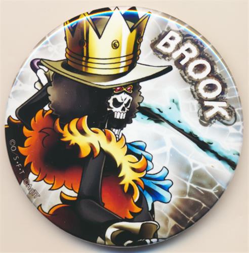 ONE PIECE ストロングコレクション缶バッジ ブルック 【東京ワンピースタワー限定】