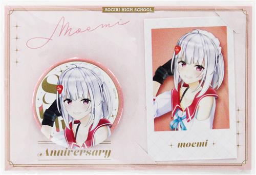 あおぎり高校 8周年記念 チェキ風カード&缶バッジセット 萌実