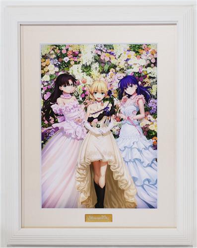 Fate/stay night [Heaven's Feel]/[Unlimited Blade Works] 20周年記念コンサート キャラファイングラフ A4 遠坂凛&セイバー&間桐桜