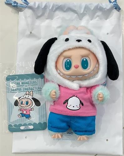 POP MART THE MONSTERS × Sanrio Characters ぬいぐるみペンダント ポチャッコ