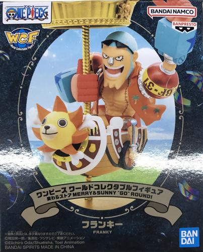 【未開封】ONE PIECE ワールドコレクタブルフィギュア-麦わらストア MERRY&SUNNY "GO" ROUND!- フランキー 【フィギュア】[東映アニメーション(東映動画)]