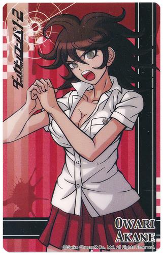 ダンガンロンパ 1・2 Reload PVCクリアしおり vol.1 終里赤音