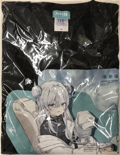 猫麦とろろ 6周年記念グッズ TRR TEE Art01 BLACK(XL)