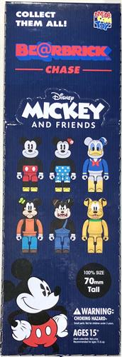 【未開封】BE＠RBRICK-ベアブリック- CHASE MICKEY MOUSE & FRIENDS【1BOX】