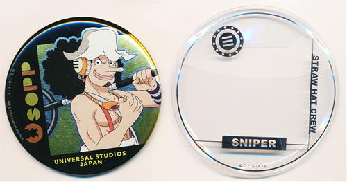ONE PIECE 缶バッジコレクション ウソップ 【ユニバーサル・スタジオ・ジャパン限定】