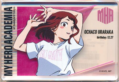 僕のヒーローアカデミア SPECIAL POPUP MY HERO ACADEMIA"T-shirts! T-shirts!!" at baseyard tokyo アクリルブロック 麗日お茶子