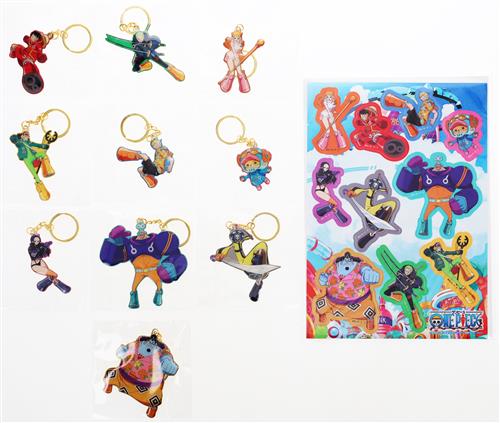 ONE PIECE エッグヘッド編 メタルキーホルダー Ver.2 コンプリートセット