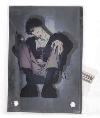 くじメイト/DRAW!DRAW! MILGRAM -ミルグラム- オンラインくじ vol.3 B-9賞 描き下ろし 3rd Anniversary アナザーカット ver. ダブルアクリルパネル ミコト(榧野尊)