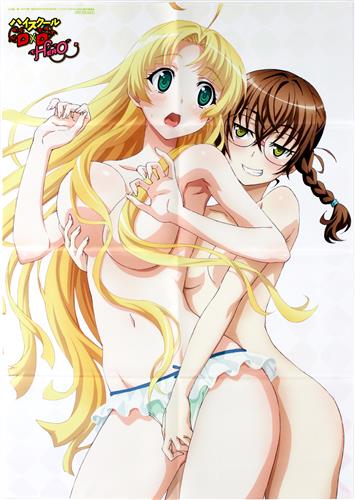ハイスクールD×D HERO B2布ポスター アーシア・アルジェント&桐生藍華 【とらのあな BD/DVD全巻購入特典】