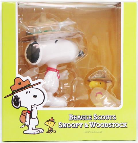 VCD No.258 BEAGLE SCOUT SNOOPY&WOODSTOCK 【フィギュア】[メディコム