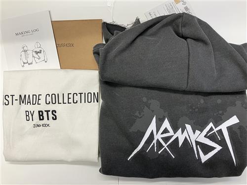ARTIST-MADE COLLECTION BY BTS ARMYST ZIP-UP HOODIE (BLACK_L)