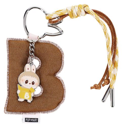 POPMART THE MONSTERS PIN FOR LOVE シリーズ アルファベットペンダント(A-M) LABUBU B